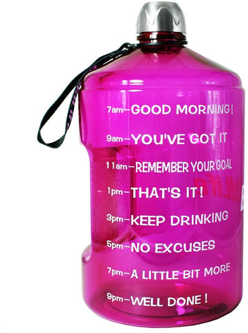 BuildLife 1 Gallon Water Bottle Motivational Fitness Workout